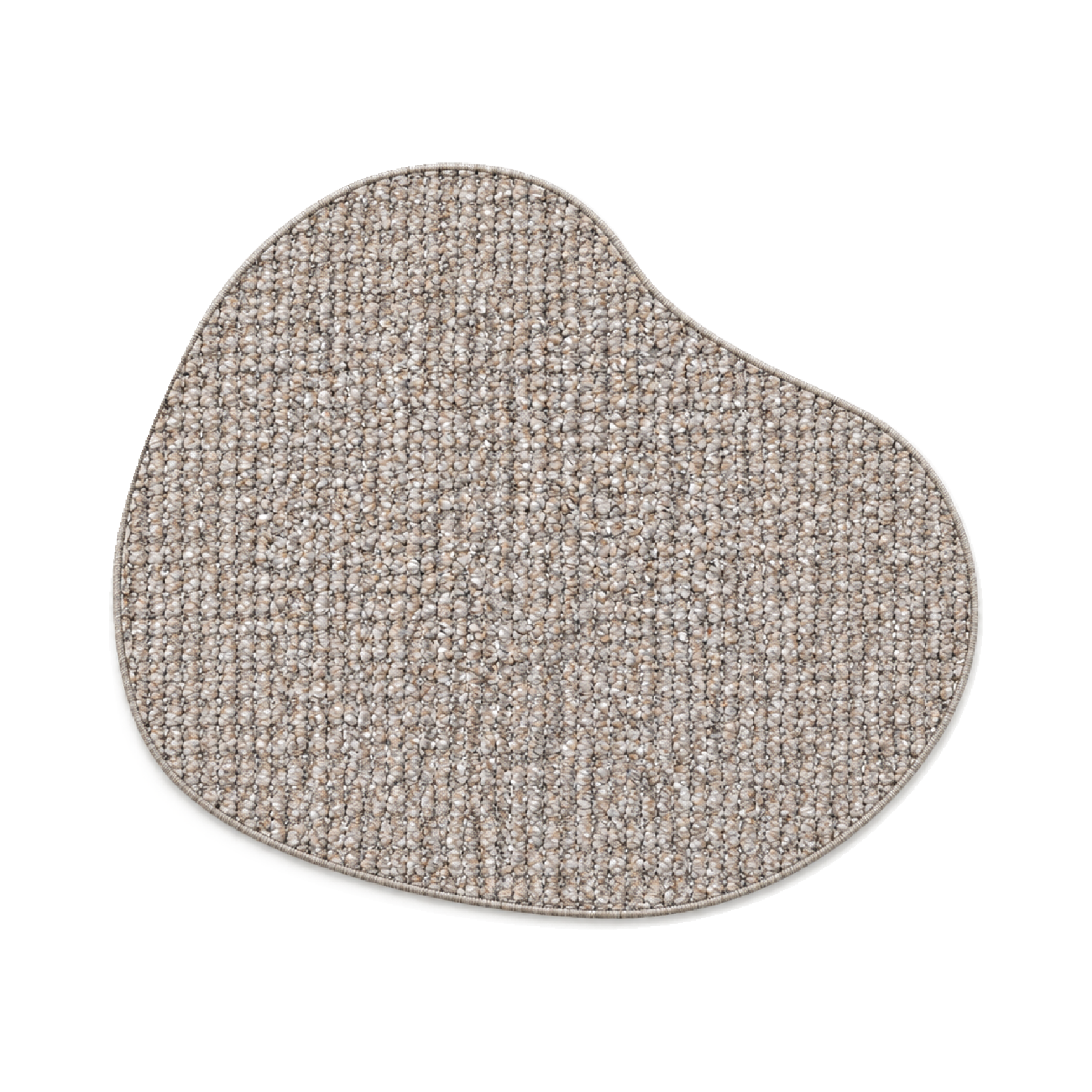 Teppich Xilento Pebble Taupe  | Organisch ø 200 cm