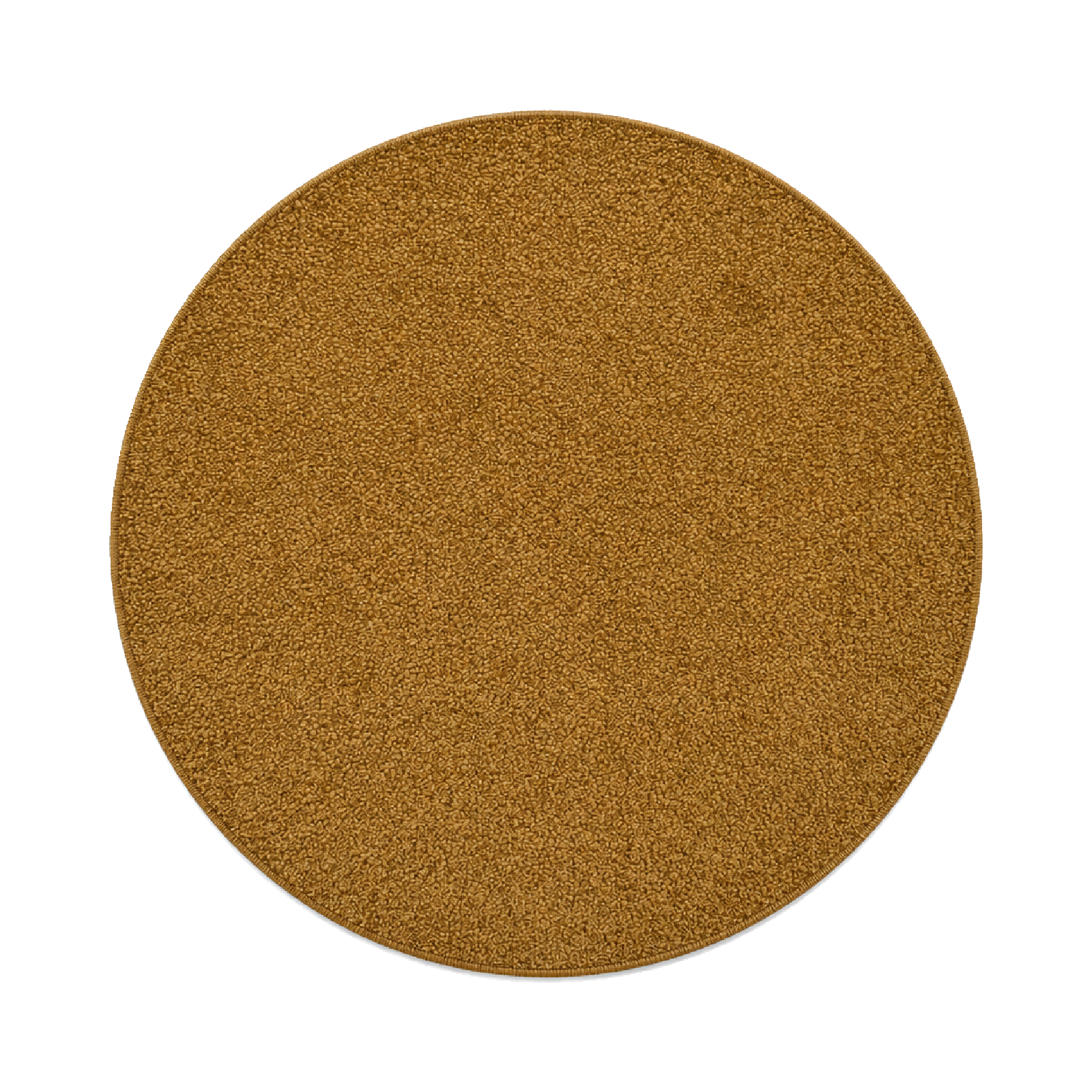 Rund Teppich Xilento Shine Mustard