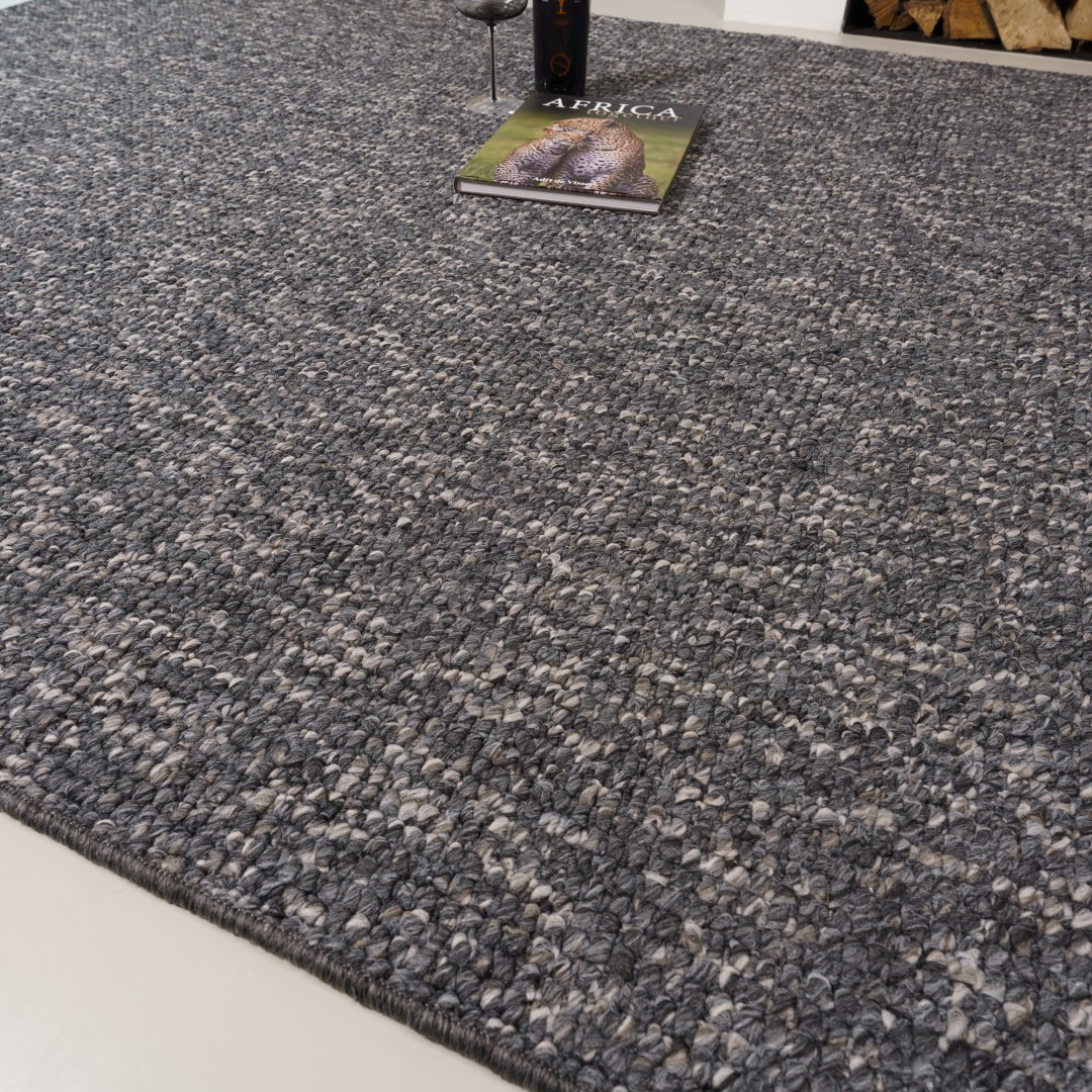 Teppich Xilento Stone Anthrazit Grau | 170 x 230 cm