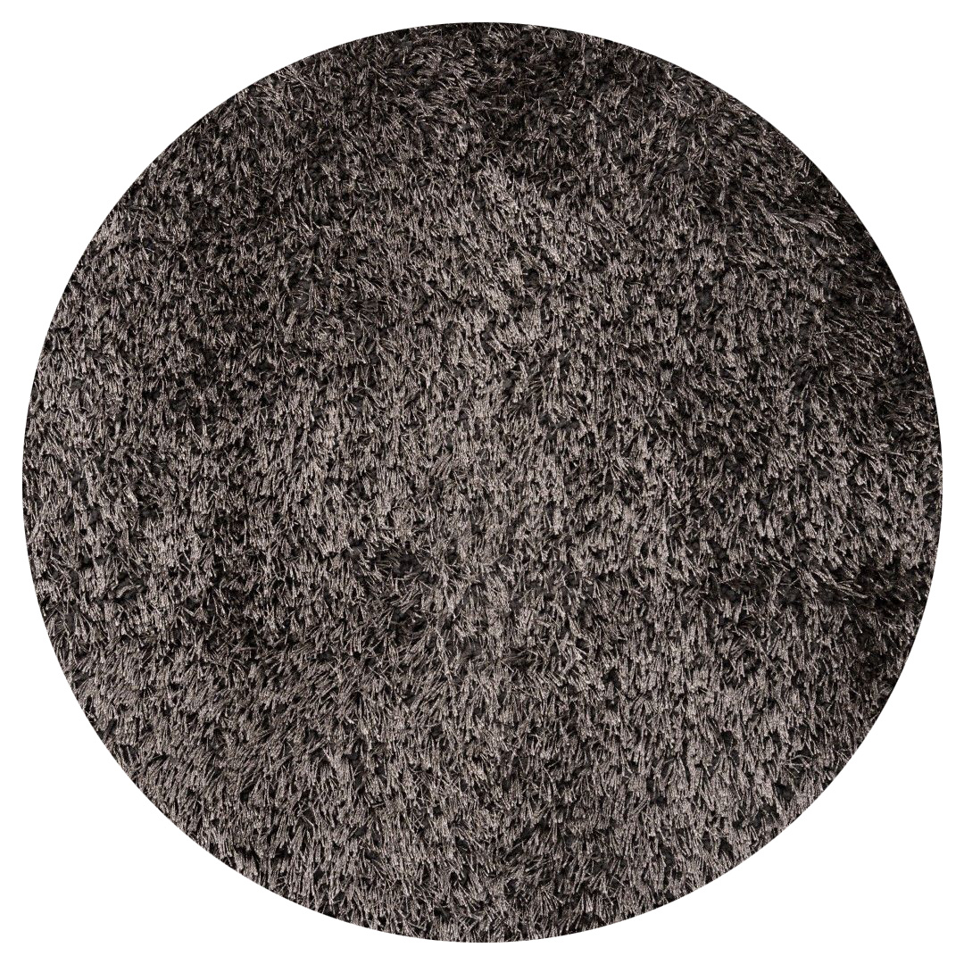 Rund Teppich Xilento Elegance Graphite