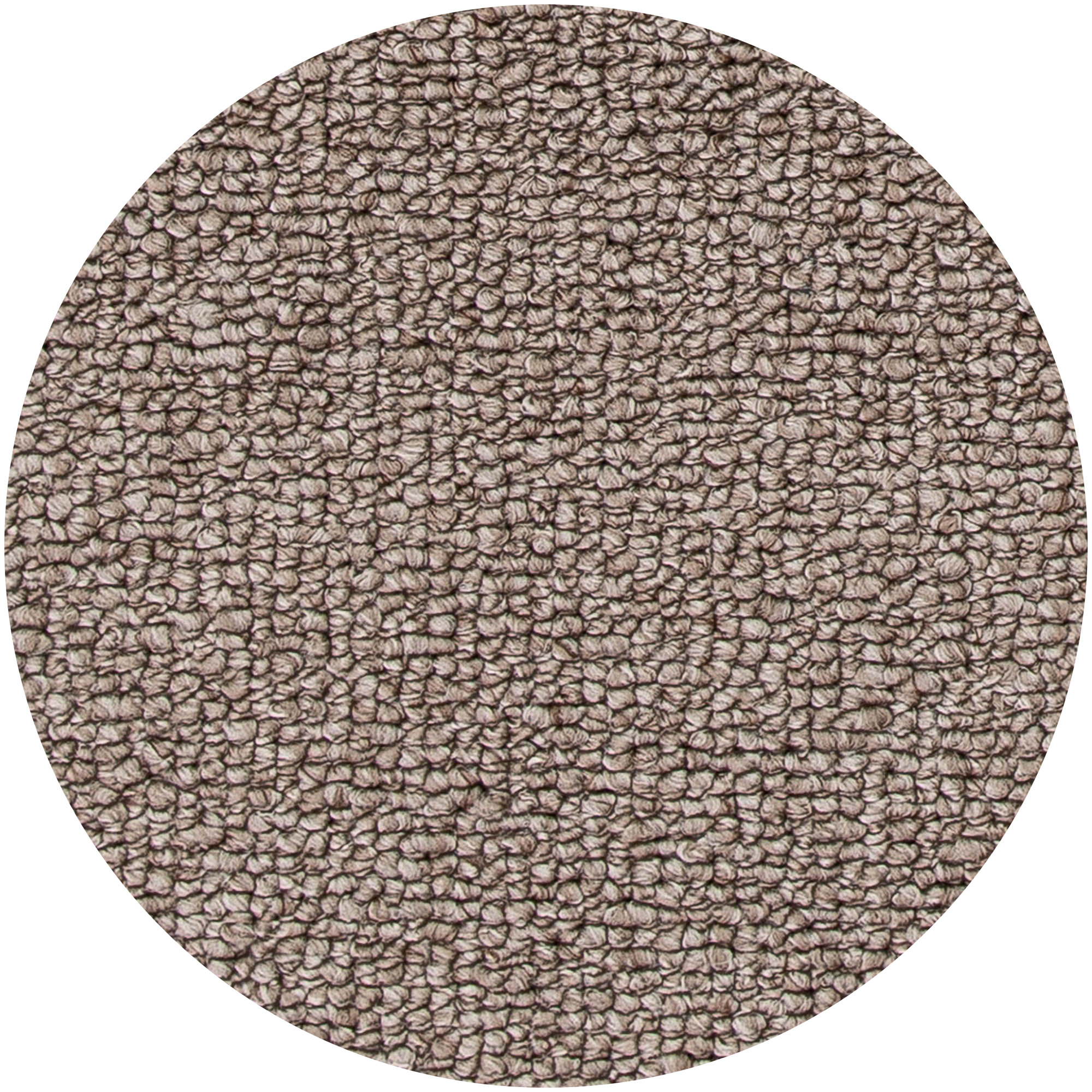 Rund Teppich  Xilento Pure Loop Braun