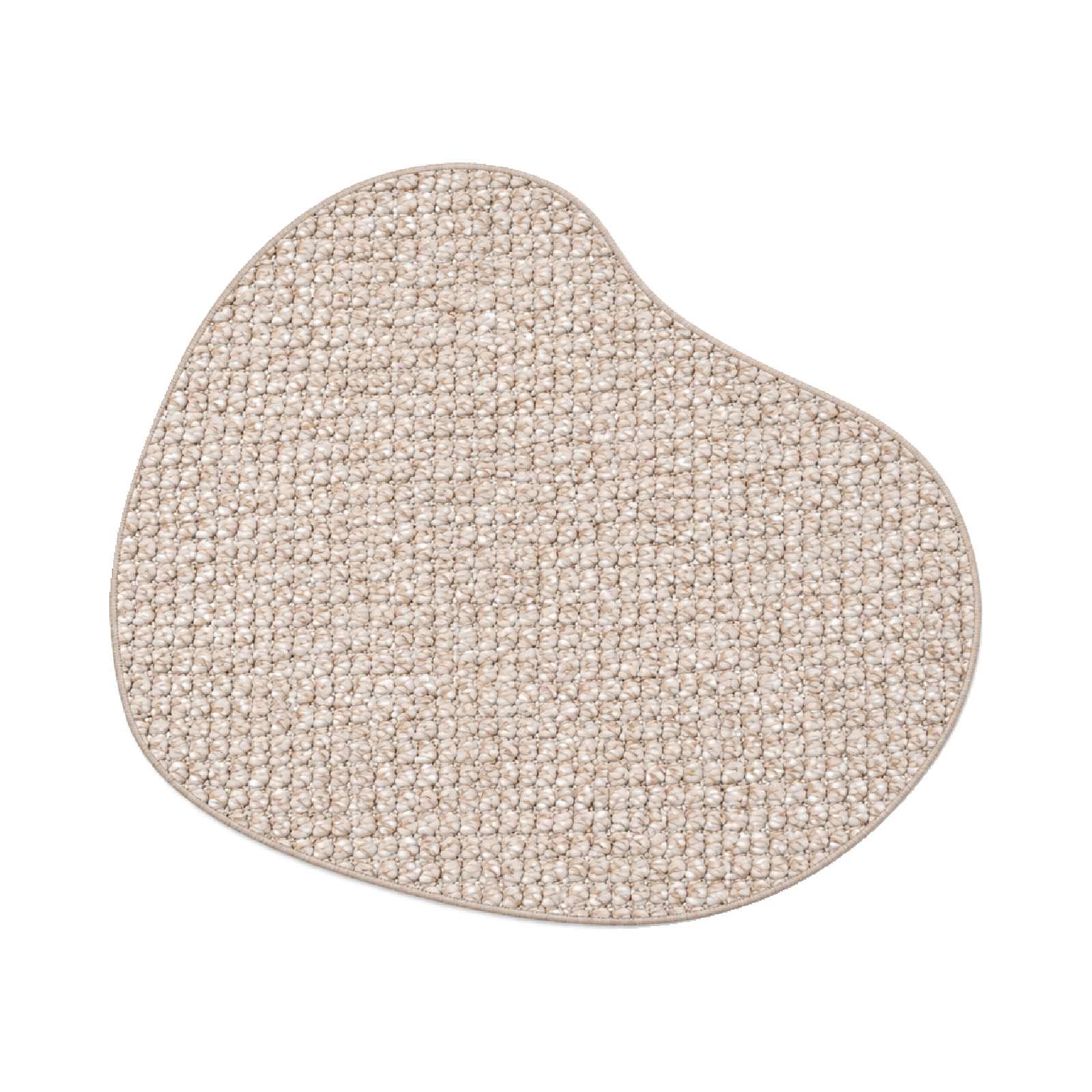 Teppich Xilento Pebble Licht Beige | Organisch ø 200 cm