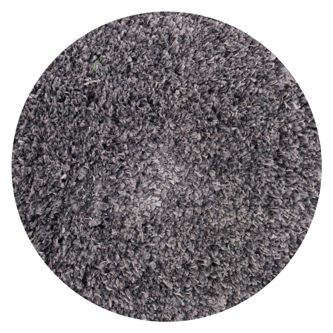 Rund Teppich Xilento Plush Metal Grau