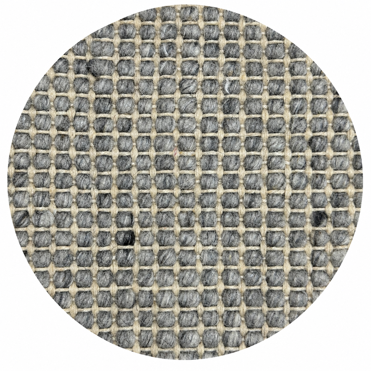 Teppich Xilento Woolly Grau