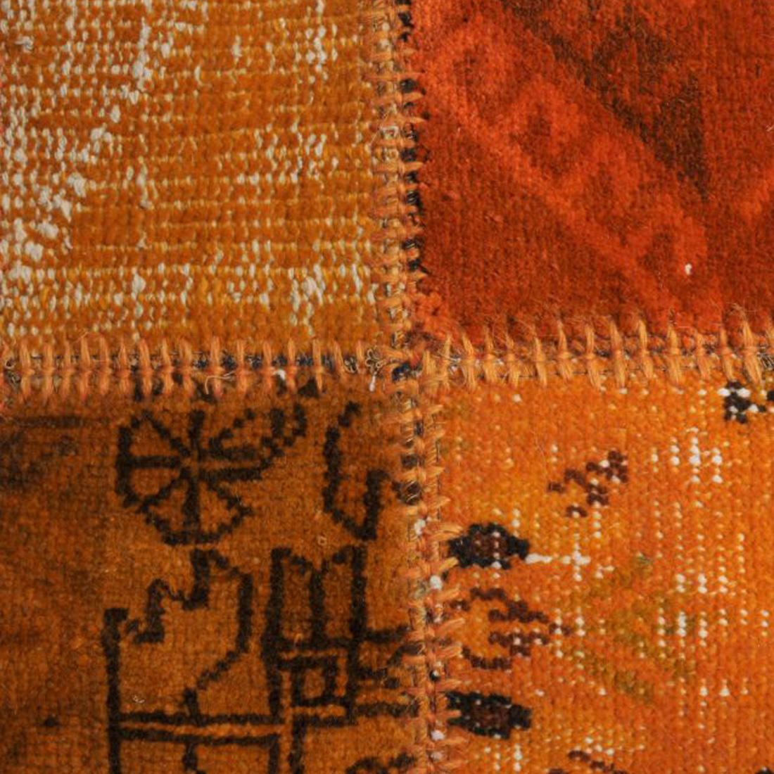 Vintage Teppich Antique Handgekn?pft Orange | 200 x 300 cm